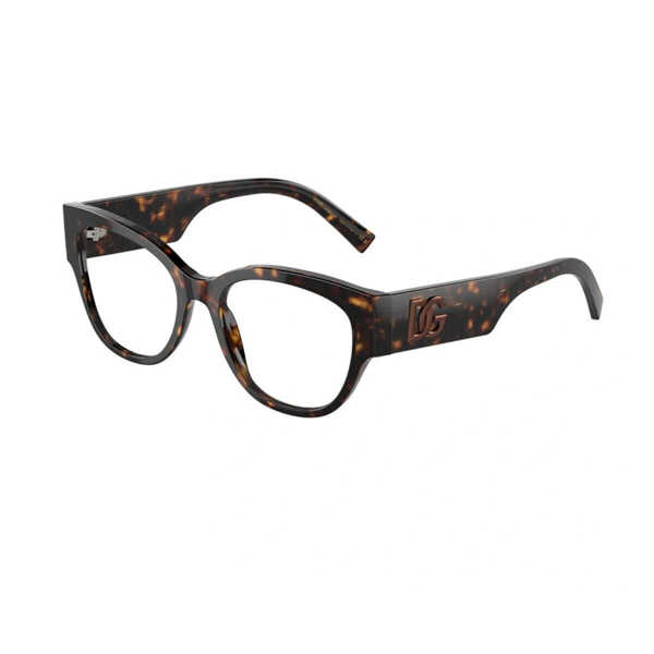 Ochelari de soare Dolce & Gabbana Dolce & Gabbana Dg3377 Dg Crossed Eyeglasses 502 HAVANA Femei (BM 13757381) 2