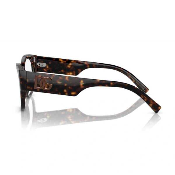 Ochelari de soare Dolce & Gabbana Dolce & Gabbana Dg3377 Dg Crossed Eyeglasses 502 HAVANA Femei (BM 13757381) 3