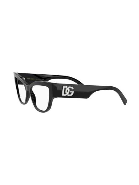 Ochelari de soare Dolce & Gabbana Dolce & Gabbana Dg3378 Dg Crossed Eyeglasses 501 BLACK Femei (BM 13757387) 3