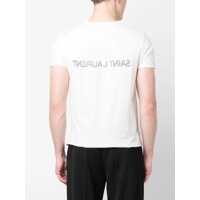 Tricouri Saint Laurent pentru Barbati - Tricouri Saint Laurent Saint Laurent Cotton Crew-Neck T-Shirt WHITE Barbati (BM 13761329) - B-mall.ro