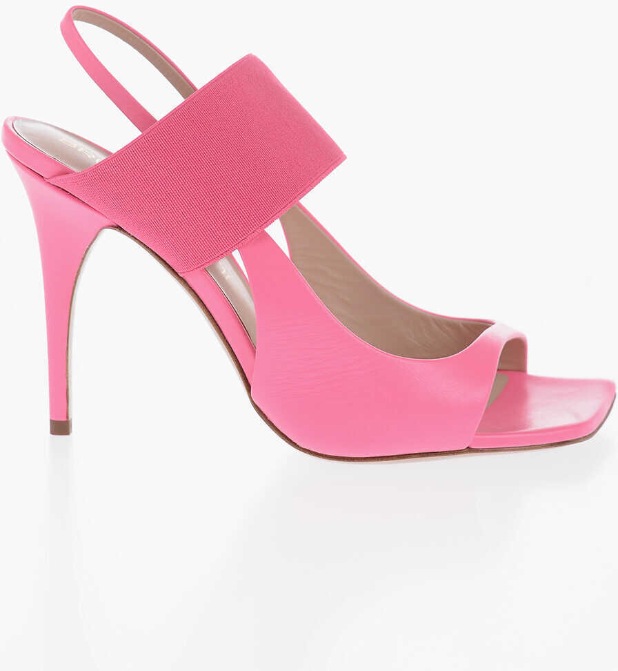 Sandale cu toc BRUNO FRISONI Leather Tonic Slingback Sandals Withsqauare Toe 10,5Cm Pink Femei (BM 13768838) 2