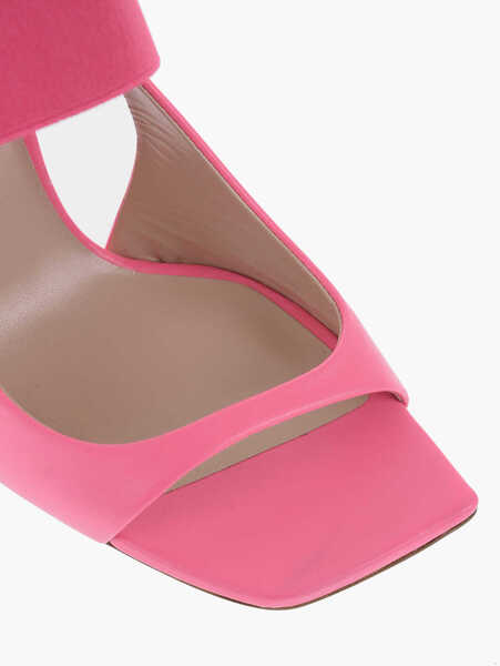 Sandale cu toc BRUNO FRISONI Leather Tonic Slingback Sandals Withsqauare Toe 10,5Cm Pink Femei (BM 13768838) 4