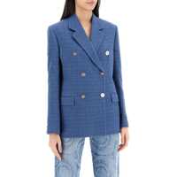 Sacouri office Double-Breasted Tweed Boucl Femei