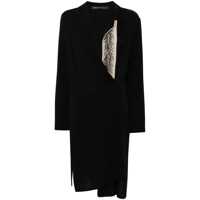 Rochii Ibrigu Georgette Wrapped Dress Clothing Femei