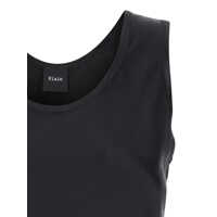 Imbracaminte PLAIN Dama - Topuri PLAIN Black Crewneck Tank Top In Satin Woman Black Femei (BM 13780067) - B-mall.ro