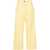 Patou Cotton Blend Iconic Cropped Fit Pants Yellow