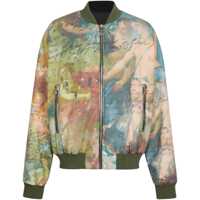 Bomber jacket Reversible Bomber Jacket With Multicolored Sky Print Barbati