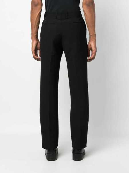 Pantaloni casual Off-White Seasonal Wool Blend Graffiti Pants With Embroidery Black Barbati (BM 13797035) 4