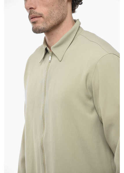 Jachete STUDIO NICHOLSON Axia Lightweight Jacket With Standard Collar Beige Barbati (BM 13797389) 3