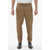 Neil Barrett Slim Fit Jamie Chinos Pants With Ankle Zips Brown
