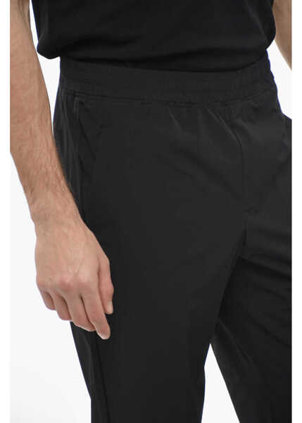 Pantaloni casual Neil Barrett Nylon Rem Pants With Elastic Waistband Black Barbati (BM 13797497) 3