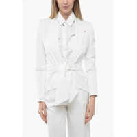 Sacouri Belted The Girlfriend Asymmetric Blazer Femei