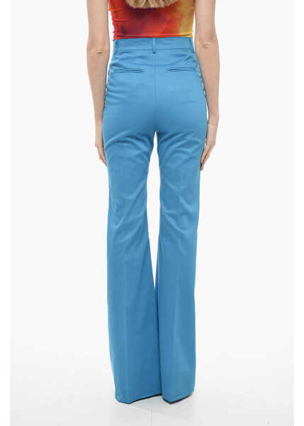 Pantaloni casual SPORTMAX Wide-Leg Augusta Pants Blue Femei (BM 13797578) 2
