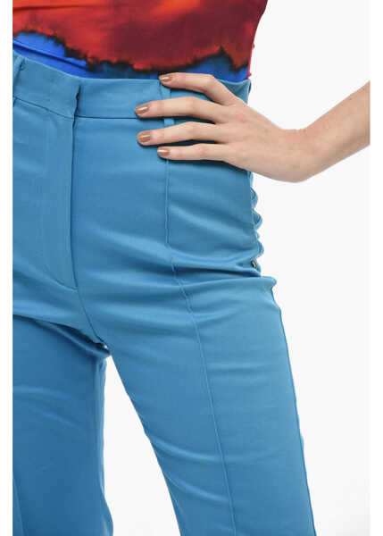 Pantaloni casual SPORTMAX Wide-Leg Augusta Pants Blue Femei (BM 13797578) 3