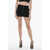 CAPASA Velvet Shorts With Belt Black