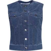 Veste costum Vest In Denim Trompe-L'oeil Femei