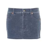 Fuste scurte Miniskirt In Denim Trompe-L'Oeil Femei