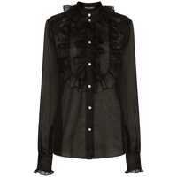 Camasi Dolce & Gabbana Plastron And Ruffle Shirt Femei
