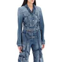 Geci de blugi Denim Jacket With Harness Details Femei