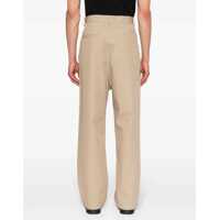 Pantaloni MM6 Maison Margiela pentru Barbati - Pantaloni casual MM6 Maison Margiela Loose Straight Leg Pants With A SAND BEIGE Barbati (BM 13812836) - B-mall.ro
