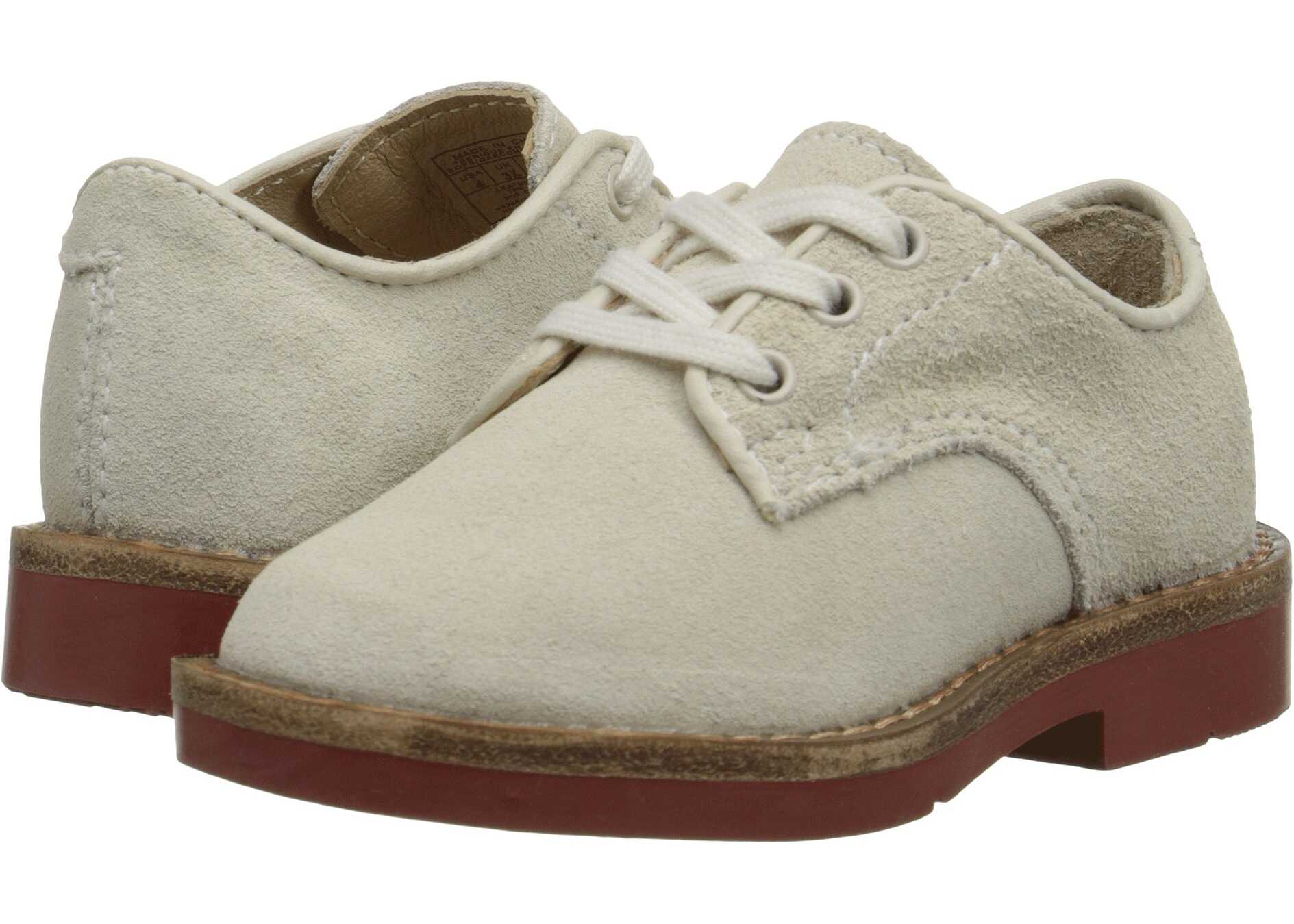 Pantof Polo Ralph Lauren Kids Barton Oxford (Infant/Toddler) White Suede