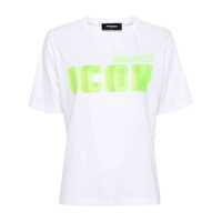 Tricouri DSQUARED2 T-Shirt Icon Blur Easy Femei