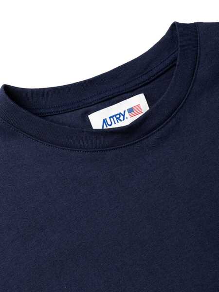 Tricouri AUTRY AUTRY t-shirt TSPW511B BLUE Blue Femei (BM 13833050) 4