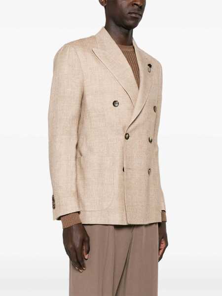 Sacouri Lardini Blazer monopetto marrone Brown Barbati (BM 13833236) 3