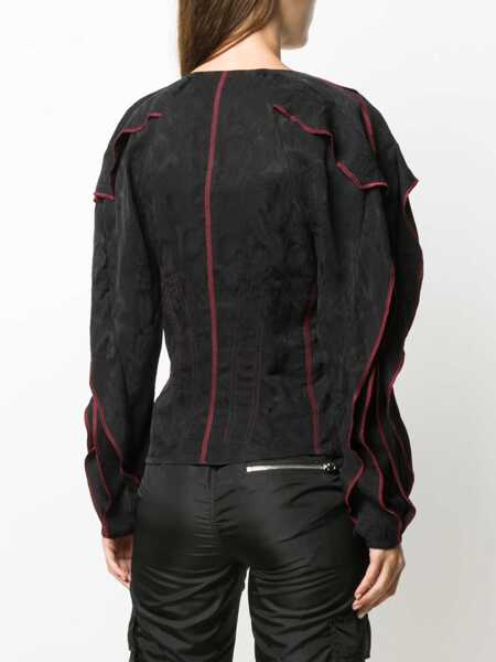 Camasi KOCHE Koch Top With Buttons Black Femei (BM 13843217) 4