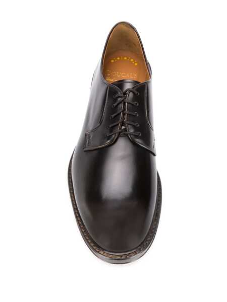 Pantofi Doucals Brown derby lace-ups Brown Barbati (BM 13843988) 4