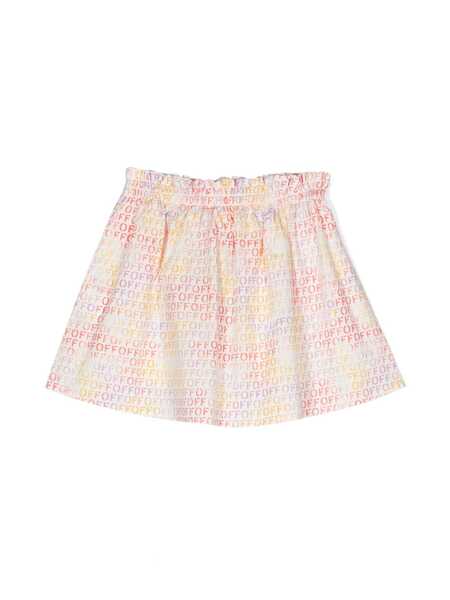 Fuste Off-White Skirt with logo Multicolor Fete (BM 13843997) 2