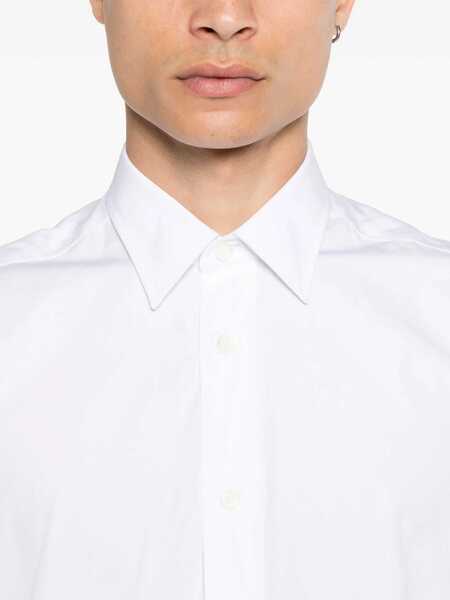 Tricouri Givenchy Givenchy 4G Logo Shirt WHITE Barbati (BM 13849868) 5