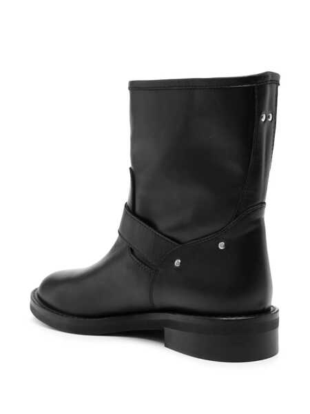 Bocanci Via Roma 15 Black biker boots Black   Femei (BM 13854044) 3