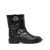 Via Roma 15 Black biker boots Black  