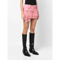 Imbracaminte Blumarine Dama - Fuste scurte Blumarine Pink Medium Waist Miniskirt In Cotton Woman PINK Femei (BM 13857374) - B-mall.ro