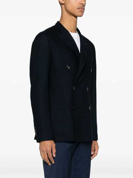 Sacouri Lardini Blue double-breasted blazer Blue Barbati (BM 13866110) 3