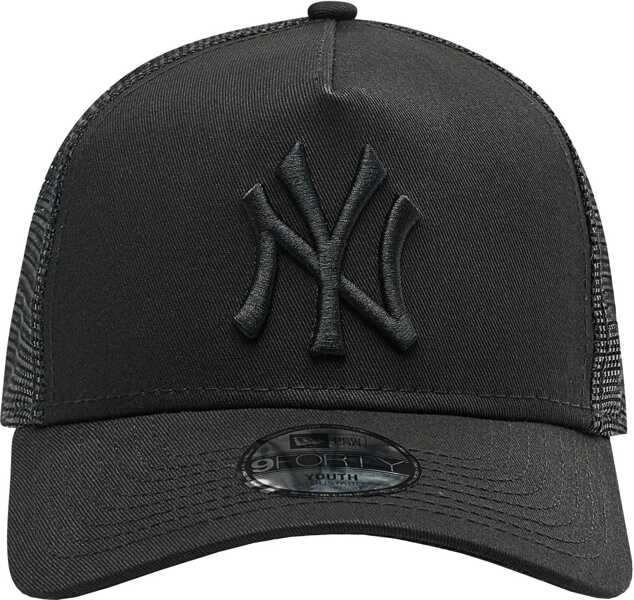 Sepci New Era 9FORTY Aframe Trucker New York Yankees Kids Cap Black Baieti (BM 13867178) 2