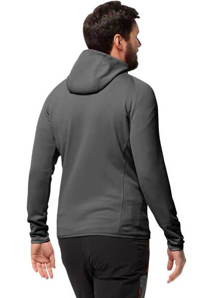 Hanorace Jack Wolfskin Baiselberg Hooded FZ M Grey Barbati (BM 13867223) 3