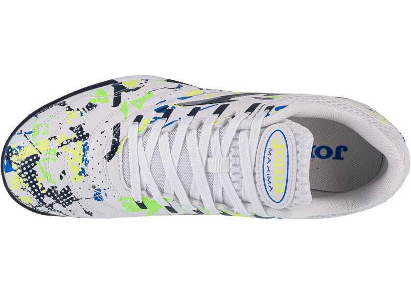 Ghete fotbal Joma Maxima 2432 TF White Barbati (BM 13867508) 3