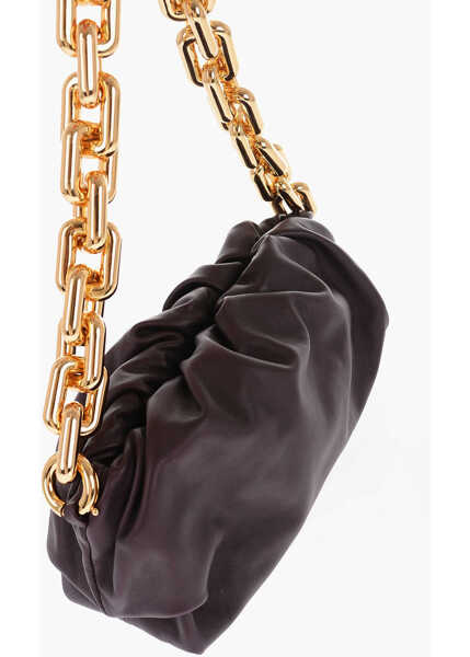 Genti de mana Bottega Veneta Leather The Chain Pouch Bag With Magnetic Closure Violet Femei (BM 13867937) 3