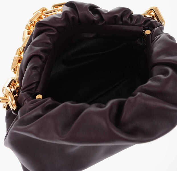 Genti de mana Bottega Veneta Leather The Chain Pouch Bag With Magnetic Closure Violet Femei (BM 13867937) 4
