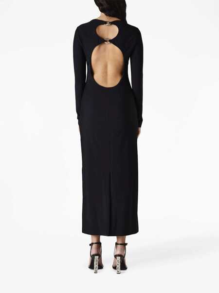 Rochii elegante Burberry Cut-Out Corinne Sheath Dress With Metal Rings Black Femei (BM 13867958) 3