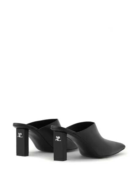 Pantofi cu toc COURRGES Courrges Mule Sleek Black Femei (BM 13868627) 3