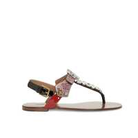 Sandale fara toc Dolce & Gabbana Leather Sandals Femei