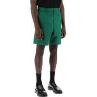 Pantaloni scurti "Canvas Bermuda Shorts With V Detail" Barbati