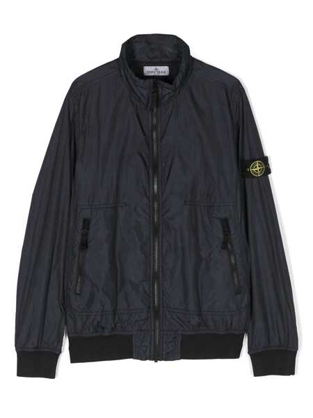 Geci de iarna Stone Island Blue jacket with logo Blue Baieti (BM 13888616) 1