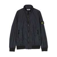 Geci de iarna Stone Island Blue jacket with logo