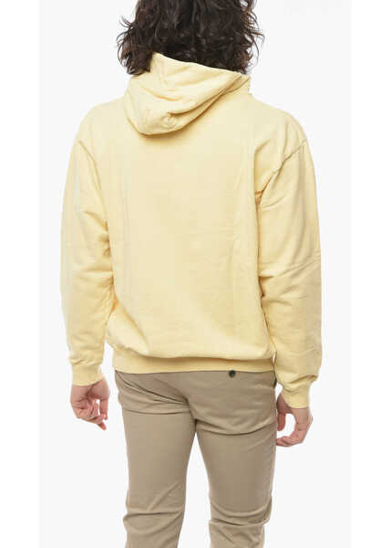 Bluze de trening HARMONY Logo Printed Brushed Cotton Hoodie Yellow Barbati (BM 13946156) 2