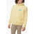 HARMONY Logo Printed Brushed Cotton Hoodie Yellow