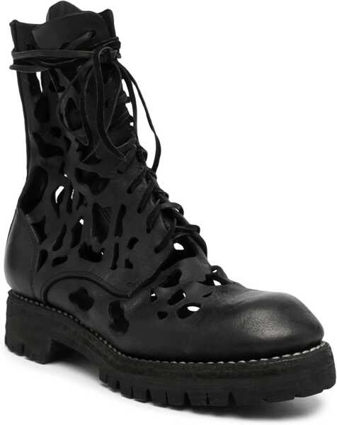 Cizme scurte GUIDI Ankle Boot With Cut Out Details BLACK Femei (BM 13946198) 2
